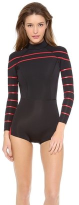 Cynthia Rowley Striped Wetsuit