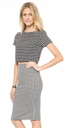 Glamorous Houndstooth Top