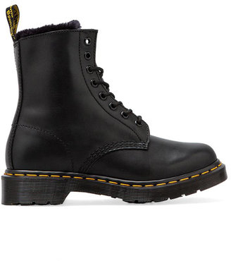 Dr. Martens Serena 8 Eye Boot with Faux Fur Liner