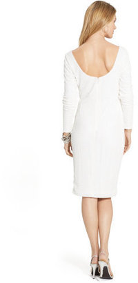 Ralph Lauren Sequined Long-Sleeved Dress