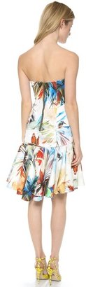 Milly Strapless Flare Dress