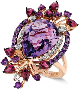 LeVian Crazy Collection Multi-Stone Ring in 14k Strawberry Rose Gold (8 ct. t.w.)