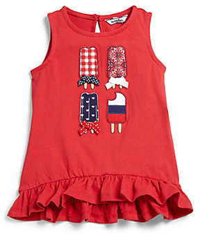Hartstrings Infant's Ruffled Popsicle Patch Top