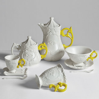 Seletti I-Wares Porcelain Coffee Set - Yellow
