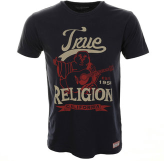 True Religion TR Sport Crew Neck T Shirt Navy
