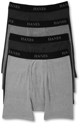 Hanes Platinum - Classic Cotton - 4 Tagless Boxer Briefs