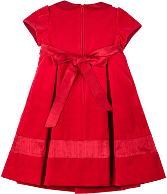 Florence Eiseman Short-Sleeve Velvet Dress, Sizes 4-6X