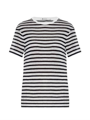 Alexander Wang T BY Striped jersey T-shirt