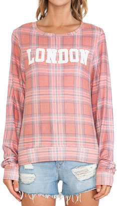 Wildfox Couture London laid Pullover