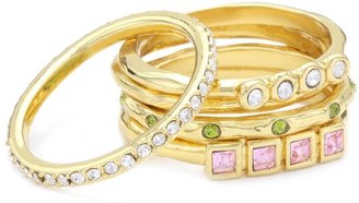 Erica Anenberg Palace Stackable" Rose Peridot Ring