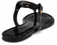 Tory Burch Miller Patent Leather Logo Thong Sandals