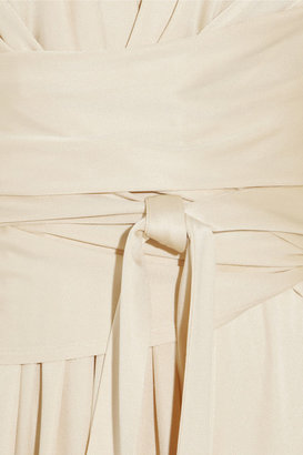Issa Wrap-effect silk-jersey dress