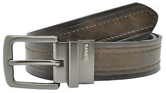 Levi's Distressed Genuine Leather Reversible Jeans Belt - Black or Brown - NEW