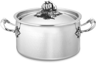 Ruffoni Opus Prima Hammered Stainless-Steel Soup Pot with Lid, 3 1/2Qt.