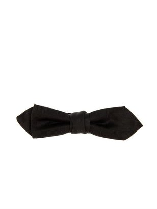 Dolce & Gabbana Diagonal-weave silk bow tie