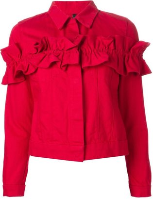 J Brand Simone Rocha X frill detail denim jacket