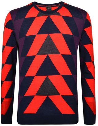 Paul Smith Staggered Pattern Knit Jumper