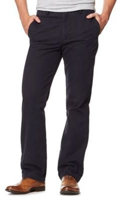 Dockers Big and tall navy slim fit trousers