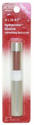 Almay Hydracolor Lipstick, No. 635 Crimson, 0.05 Ounce