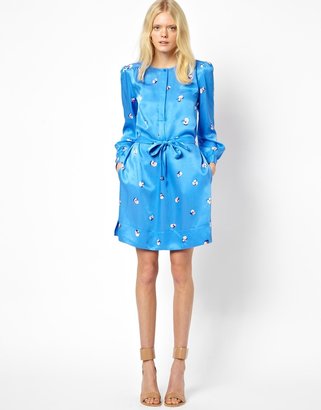 See by Chloe Button Up Dress in Spaced Out Flower Print
