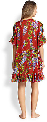 Dolce & Gabbana Floral Ruffled Dress