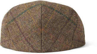 Lock & Co Hatters Glen Check Wool-Tweed Flat Cap