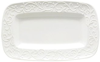 Lenox Dinnerware, Opal Innocence Carved Hors D'Oeuvres Tray