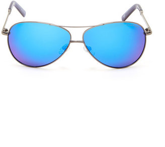 Cole Haan Women's Aviator Metal Sunglasses