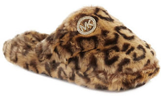 MICHAEL Michael Kors Cheetah Faux Fur Slippers