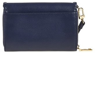 Tory Burch 'Marion' Leather Smartphone Wallet