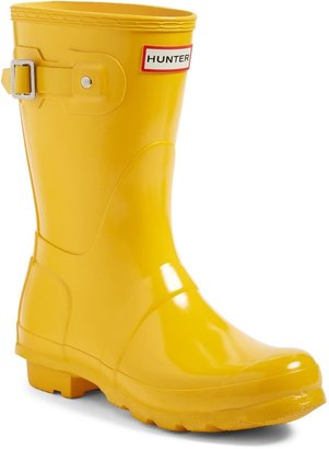 yellow hunter boots short
