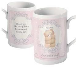 Forever Friends Personalised Bridesmaid Mug