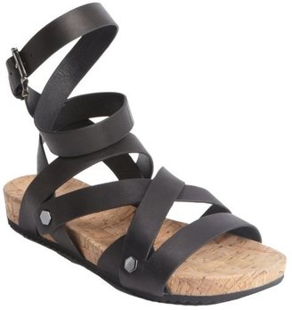 Rebecca Minkoff black strappy leather 'Tristen' sandals