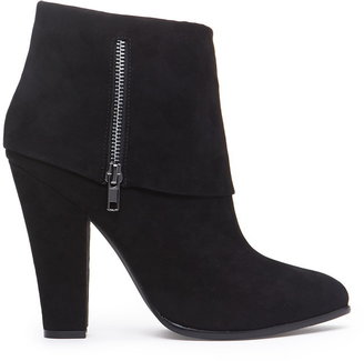 Forever 21 Zippered Foldover Booties