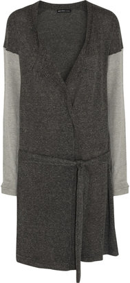 James Perse Draped knitted cardigan