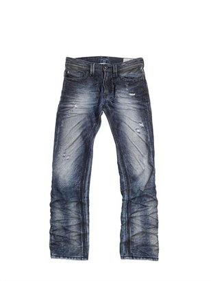 Diesel Kids - Washed Stretch Cotton Denim Jeans