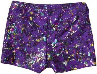 Bodywrappers Print Hot Shorts, Hearts Delight-12/14