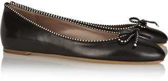 Tabitha Simmons Coco leather ballet flats