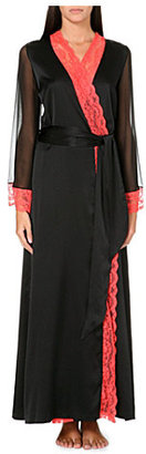 Isabella Collection Myla satin long robe
