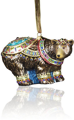 Jay Strongwater Grizzly Bear Ornament