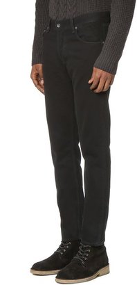 Rag & Bone Standard Issue Fit 2 Black Resin Jeans