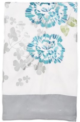 Kas Designs Floral Embroidered Duvet Cover