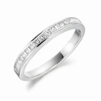 Clarity Ladies luxury platinum handcrafted eternity ring ,set with 0.36cts of diamonds.