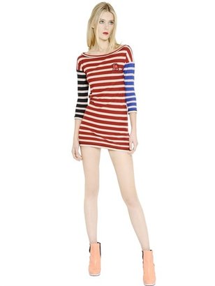 Sonia Rykiel Sonia By Striped Cotton Jersey Dress