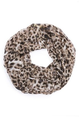 Collection XIIX Leopard Print Infinity Scarf