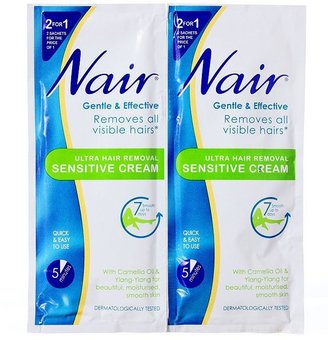 Nair Sensitive Hair Removal Cream Sachet 30ml