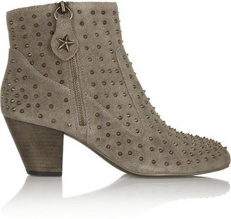 Ash Judy studded suede ankle boots