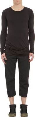 Rick Owens Double-Layer Jersey Long-Sleeve T-shirt