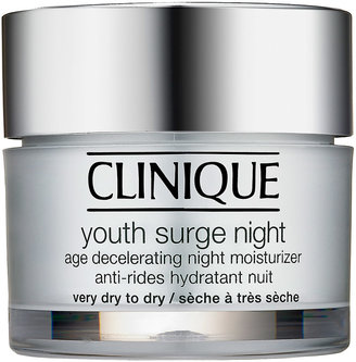 Clinique Youth Surge Night Age Decelerating Moisture for Very Dry to Dry