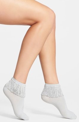 Kensie Fringe Ankle Socks